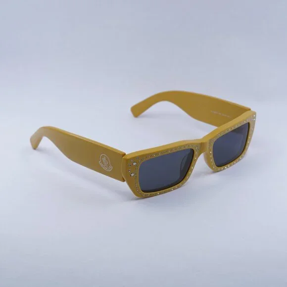 ?️ New Moncler ML0252-P 39A Sunglasses - Shiny Yellow  display picture 1